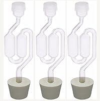 Algopix Similar Product 6 - 3ct  SShape Airlock with 7 Stopper