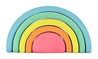 Algopix Similar Product 19 - Rainbow Stacker Wooden rainbow stacking