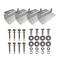 Algopix Similar Product 1 - Renogy Solar Panel Mounting Z Brackets