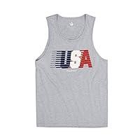 Algopix Similar Product 20 - Rowdy Gentelman  USA Streaking Tank
