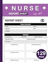 Algopix Similar Product 14 - Nurse Report Sheet Notebook day or