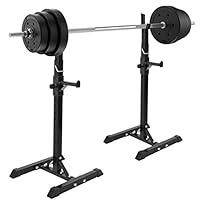 Algopix Similar Product 4 - Adjustable Squat Rack Barbell Rack