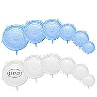 Algopix Similar Product 15 - Silicone Stretch Lids Pack of 12 6
