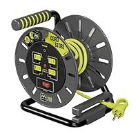 Algopix Similar Product 11 - Masterplug 3ft Cord Reel Retractable