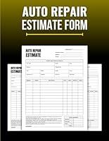 Algopix Similar Product 14 - Auto Repair Estimate Form book