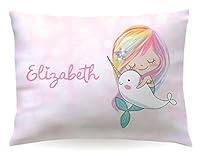 Algopix Similar Product 17 - Personalized Mermaid Narwhal Rainbow