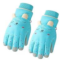 Algopix Similar Product 17 - Child Girls Boys Waterproof Warm Gloves