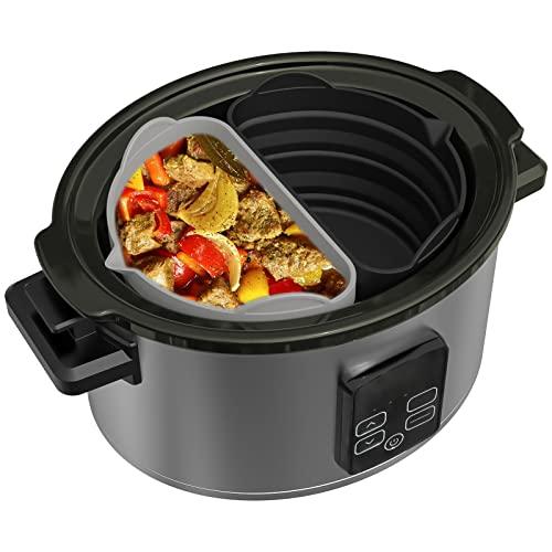 Hamilton Beach Programmable Slow Cooker with Flexible Easy Programming, 5  Cooking Times, Dishwasher-Safe Crock, Lid, 4 Quart, Silver