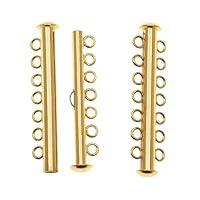 Algopix Similar Product 3 - Beadaholique Slide Tube Clasps Seven