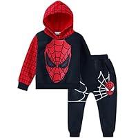 Algopix Similar Product 5 - 2Pcs Boys Pullover HoodiesPants Baby