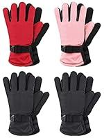 Algopix Similar Product 11 - 4 Pairs Winter Waterproof Snow Ski