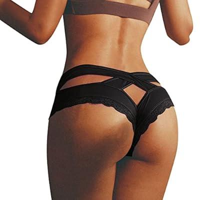 Best Deal for Jtckarpu Womens Cutout Lace Cute Underwear Low Rise Sexy