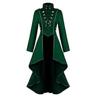Algopix Similar Product 17 - Womens Gothic Tailcoat Jacket Black