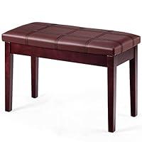 Algopix Similar Product 20 - Giantex Wooden Duet Piano Bench with