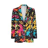 Algopix Similar Product 15 - Qznuberone Mens Casual Blazer Splash