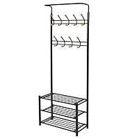 Algopix Similar Product 12 - vidaXL Freestanding Clothes Rack with