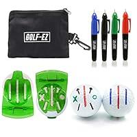 Algopix Similar Product 9 - GolfEZ TRILINE Golf Ball Alignment