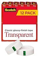 Algopix Similar Product 19 - Scotch Transparent Tape 34 in x 1000