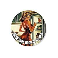 Algopix Similar Product 5 - 35 Inch Pin Up Girl Retro Fridge