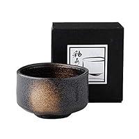 Algopix Similar Product 14 - Black Sandblasted Matcha Bowl Ochawan