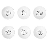 Algopix Similar Product 20 - SOCOSY Super Cute Cat Ceramic Sauce