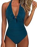 Algopix Similar Product 1 - SUUKSESS Women Sexy Halter One Piece