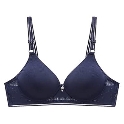 Best Deal for Women's Satin Push Up Bra Wireless Padded No Underwire