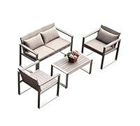 Algopix Similar Product 6 - Medici 4Piece Sofa Set Outdoor Powder