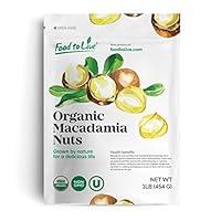 Algopix Similar Product 16 - Food to Live Organic Macadamia Nuts