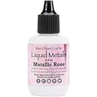 Algopix Similar Product 18 - Ken Oliver KN06316 Liquid, Metallic Rose