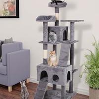 Algopix Similar Product 12 - SEOCCTV 63 Cat Tree TowerCat Condo