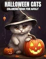 Algopix Similar Product 3 - Halloween Cats Coloring Book For Adult