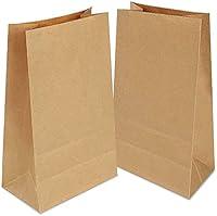Algopix Similar Product 16 - Kraft Bag 100 Pieces 12 x 7 x 215 cm