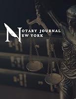 Algopix Similar Product 10 - New York Notary Journal Log Book for