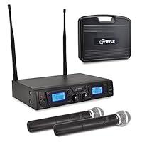 Algopix Similar Product 11 - Pyle Dual UHF Wireless Microphone 