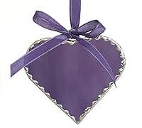 Algopix Similar Product 17 - Stained Glass Heart Shaped Lavender