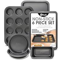 Algopix Similar Product 10 - Perlli Baking Pan 6 Piece Set Nonstick