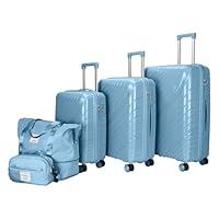 Algopix Similar Product 11 - 5Piece Luggage Set Hard Case