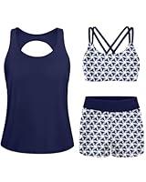 Algopix Similar Product 11 - Yonique 3 Piece Swimsuits for Women