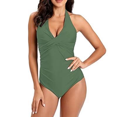 Best Deal for PortisheAD Womens One Piece Swimsuits, Tummy Control