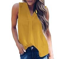 Algopix Similar Product 8 - Winsummer Womens Casual Sleeveless V