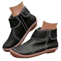 Algopix Similar Product 16 - Ankle Boots for Women No HeelWomens