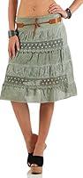 Algopix Similar Product 18 - malito summer skirt with belt Stretchy
