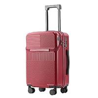 Algopix Similar Product 3 - sdneNest Alloy Frame Suitcase Smooth