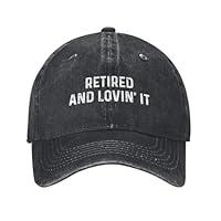 Algopix Similar Product 10 - Ositerpz Retired and Lovin It Hat