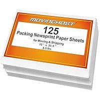 Algopix Similar Product 11 - 125 Newspaper Packing Paper Sheets for