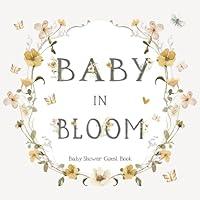 Algopix Similar Product 18 - Baby In Bloom Shower Guest Book With