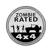 Algopix Similar Product 6 - Zomble Badge Rated Car Emblem 4 x 4