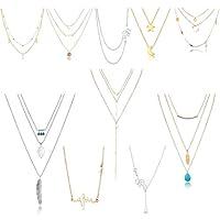 Algopix Similar Product 4 - TAMHOO Boho 10pcs Layered Necklace