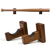 Algopix Similar Product 10 - TESLYAR Baseball Softball Bat Rack Wood